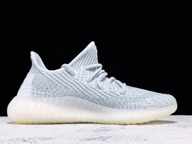 V2 Reflective Boost White Yeezy Cloud FW5317 Adidas 350 0712